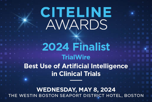 TrialWire ist Finalist des Citeline Award für den besten Einsatz von künstlicher Intelligenz in klinischen Studien